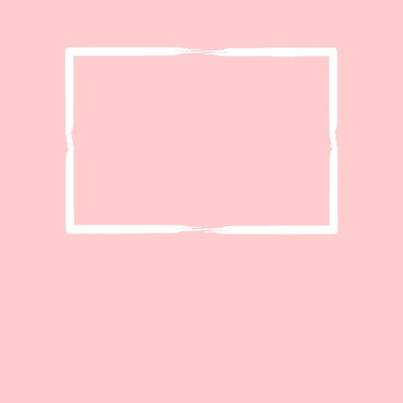 White brush strokes Rectangular frame