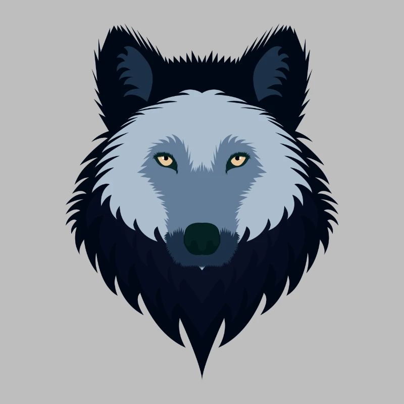 Weiblicher blauer Wolf