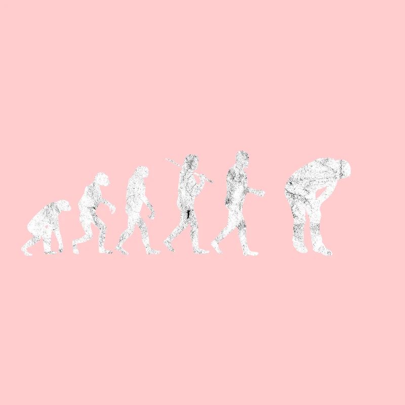 Ausser Puste Evolution Lustige Bilder Geschenk