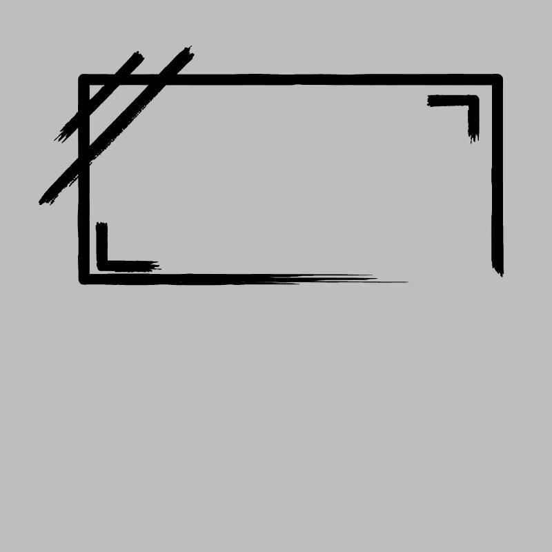 Weathered Rectangular Frame Strokes