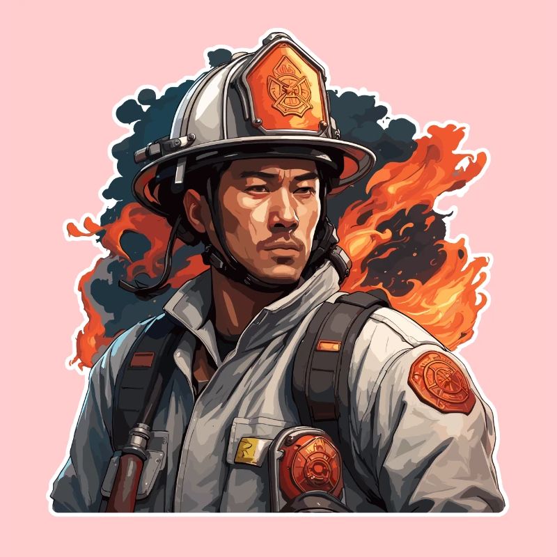 Firefighter / Fire / Fire / Extinguish / Hero