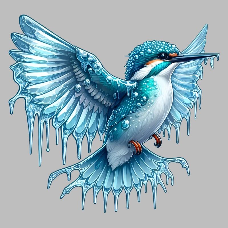 Eisvogel Eis