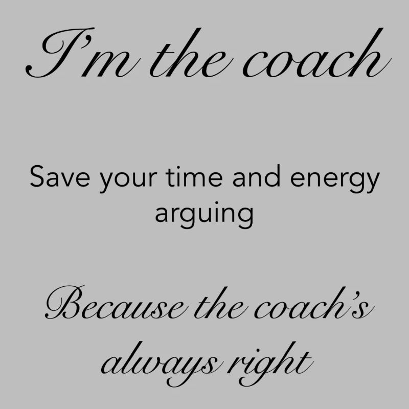 Ich bin der Trainer / Ich bin der Trainer
