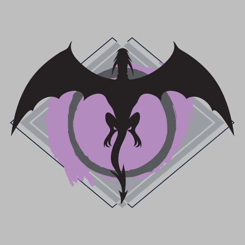 Schwarzer Drache