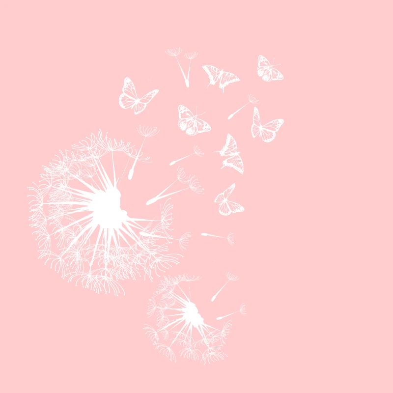 Pusteblume Schmetterlinge