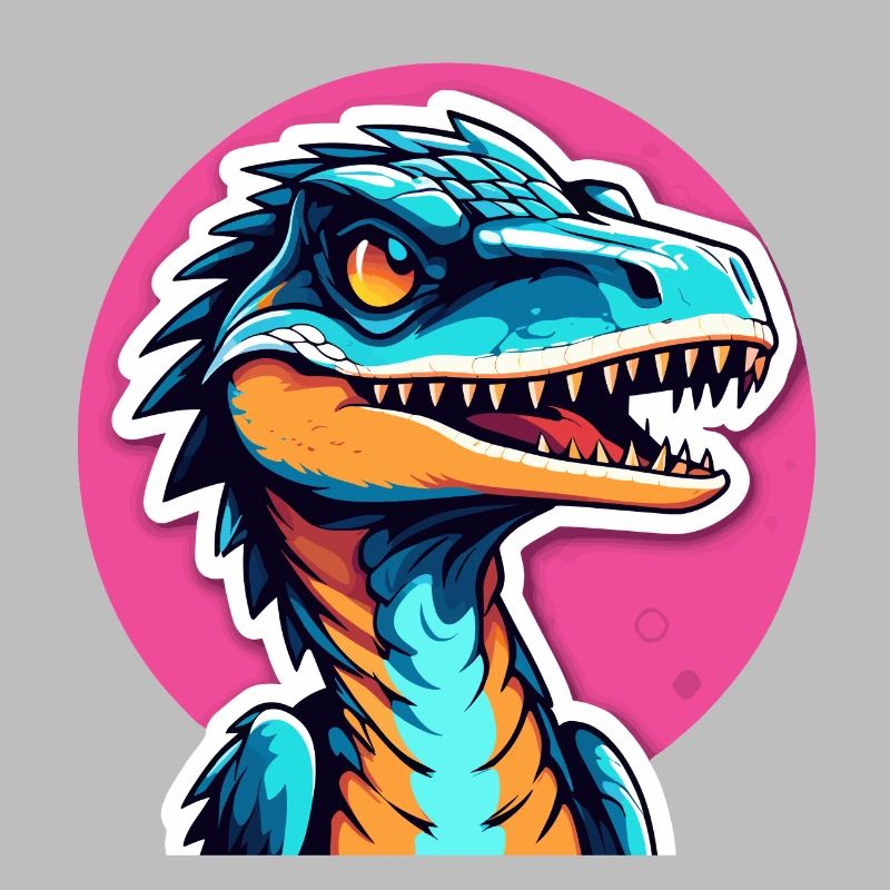 Velociraptor Dinosaur Drawing