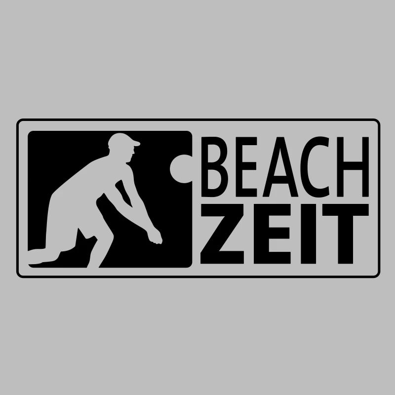Beachvolleyball Bagger (quer)