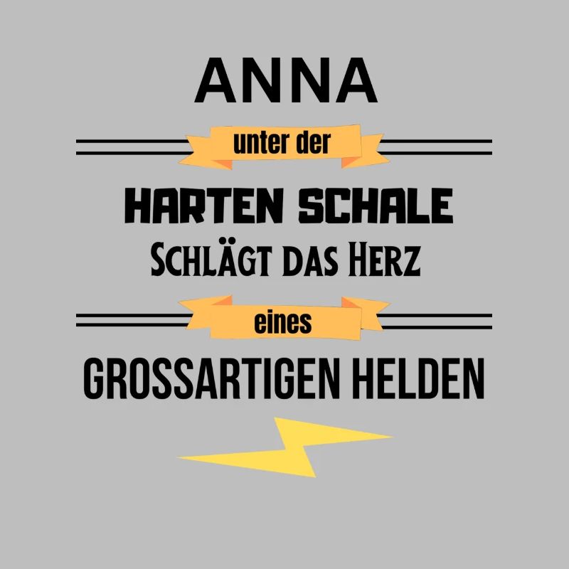 Anna unter harte Schale eines Großartigen Helden