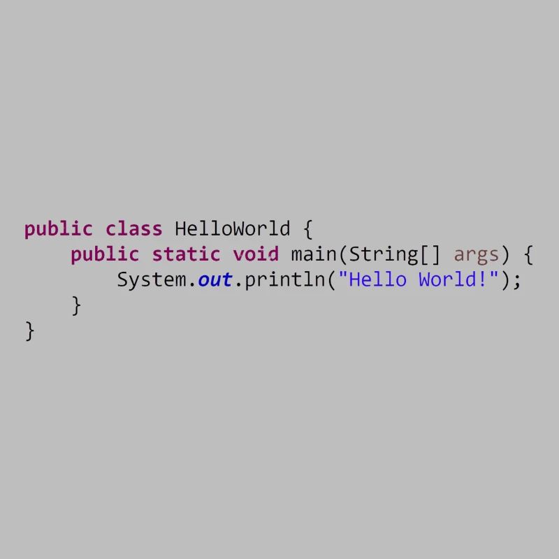 Hello World Java Transparent