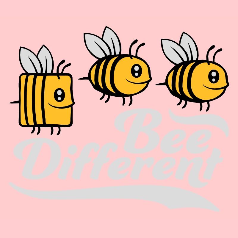 bee different Spruch Zitat
