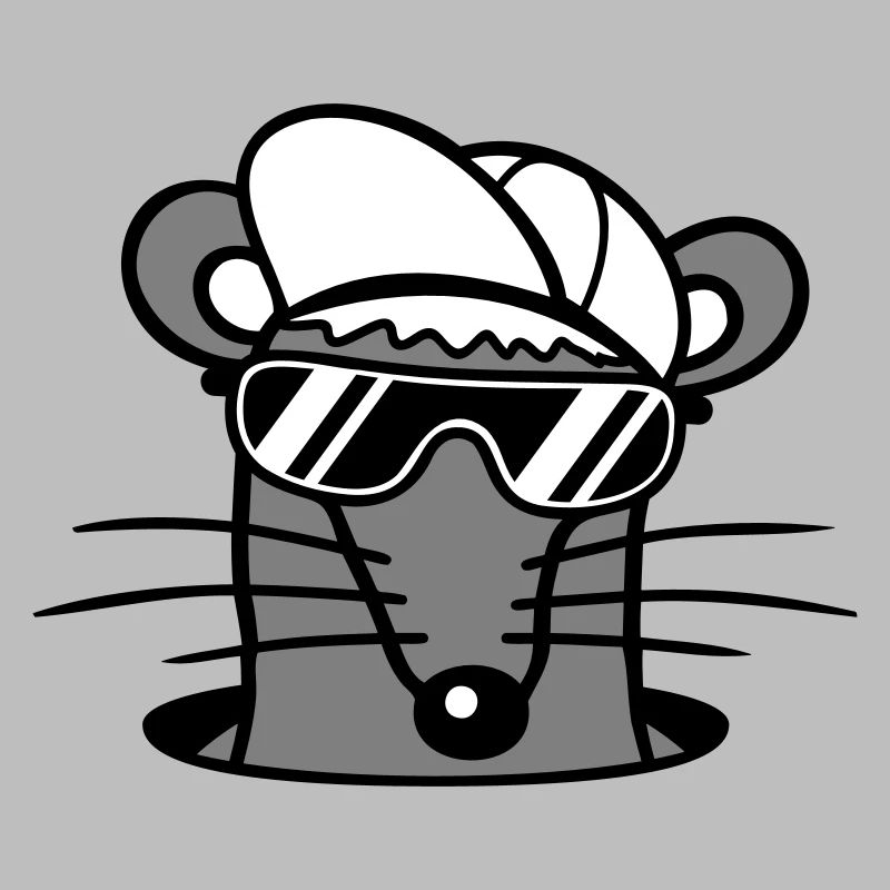 Mouse Sunglasses Cool Cappy Ground Hole Mouse Hole