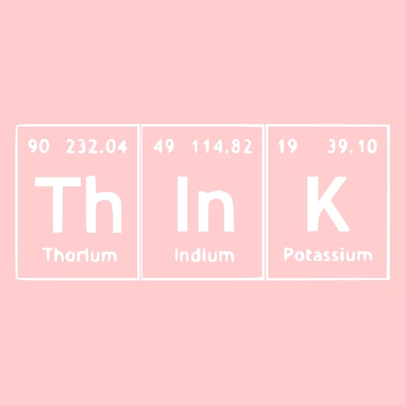 Think- Thinking Periodic Table White
