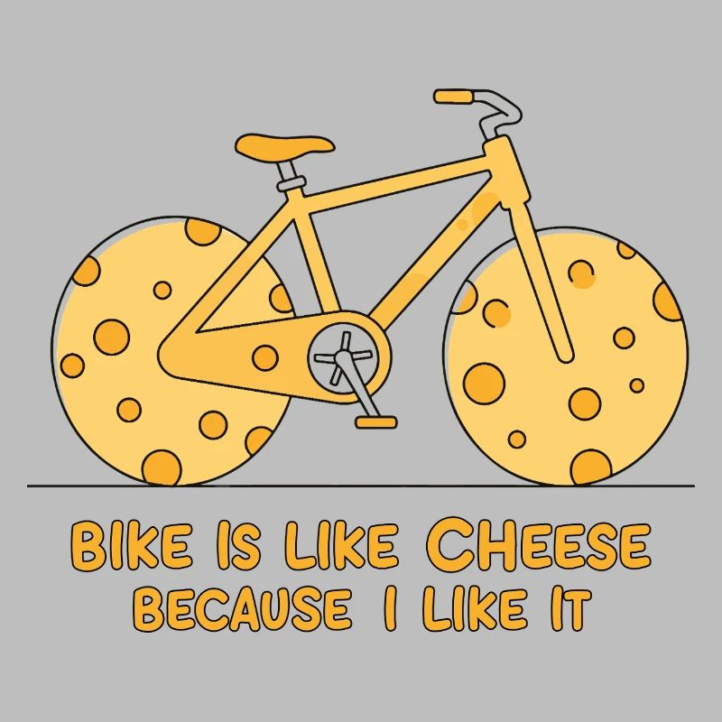 Le vélo, c’est comme du fromage parce que j’aime ça