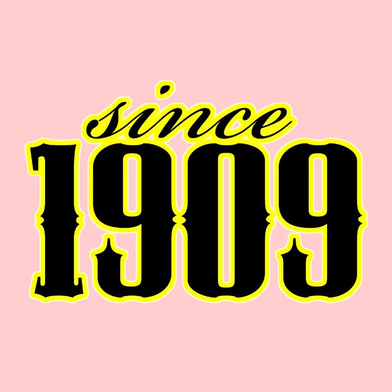 since 1909 (black)