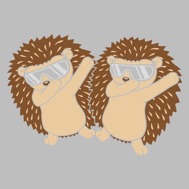 Freunde Team dabbing Igel