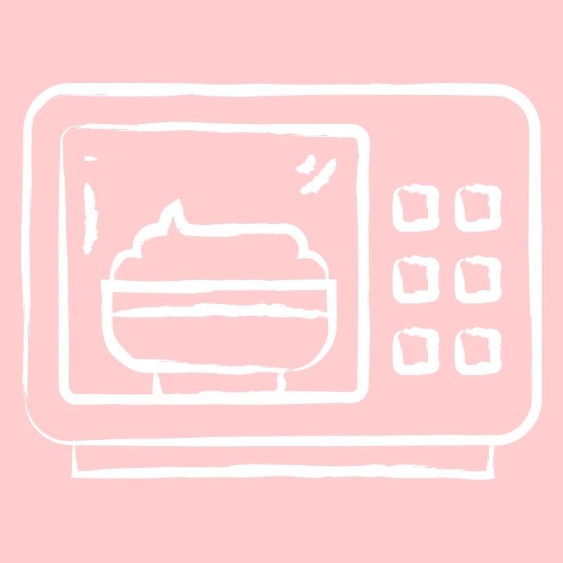 Micro-ondes dessiné à la main