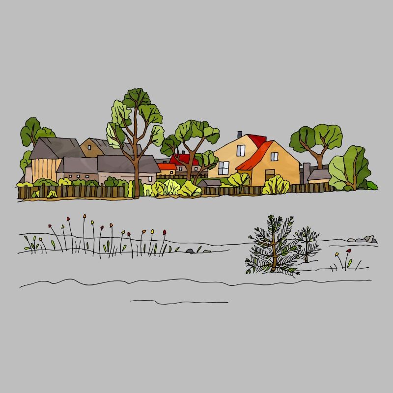 Ländliche Landschaft