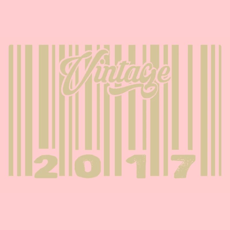 vintage 2017 Barcode 2017: Year 2025.