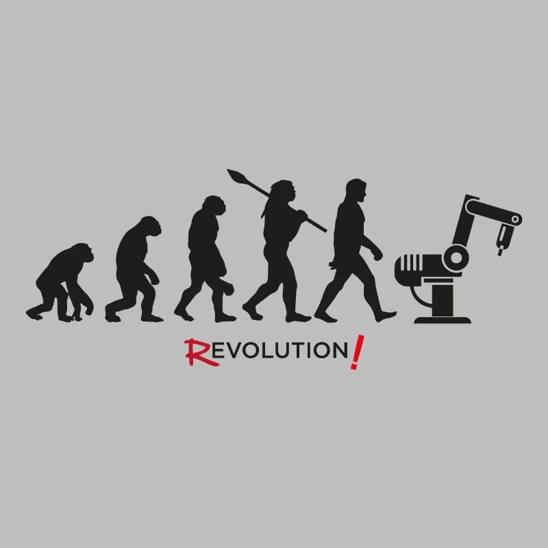 Evolution Revolution android robot