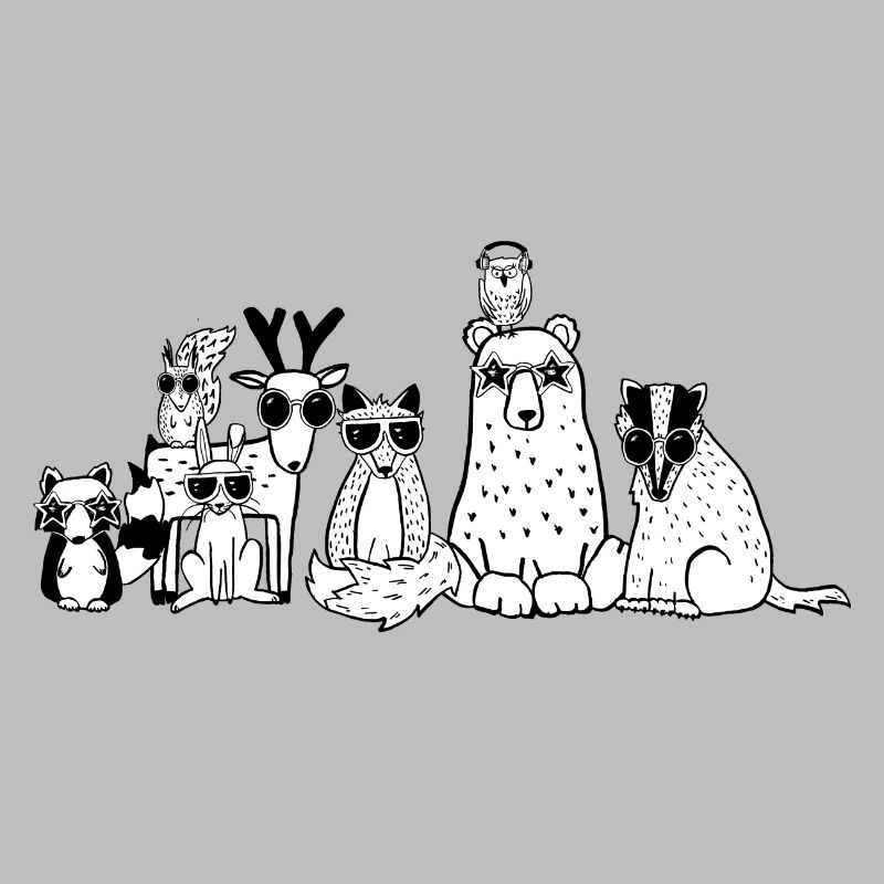 Coole Tiere aus dem Wald