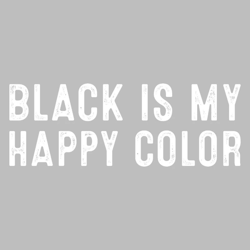 Le noir est ma couleur heureuse