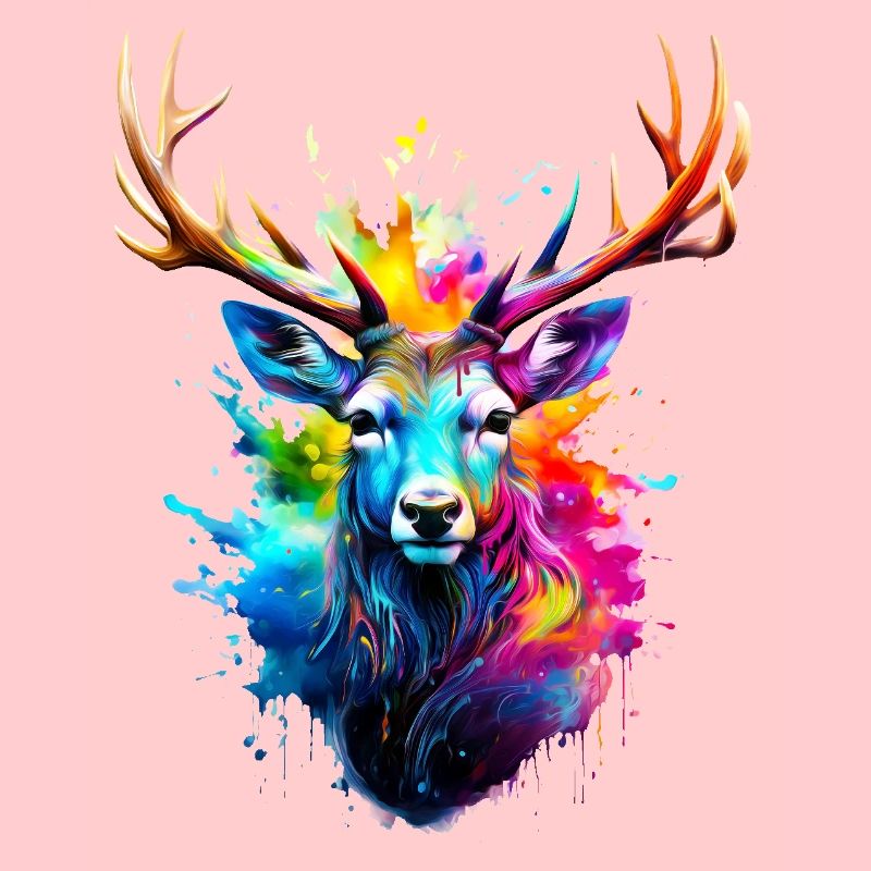 Bemalter Hirsch