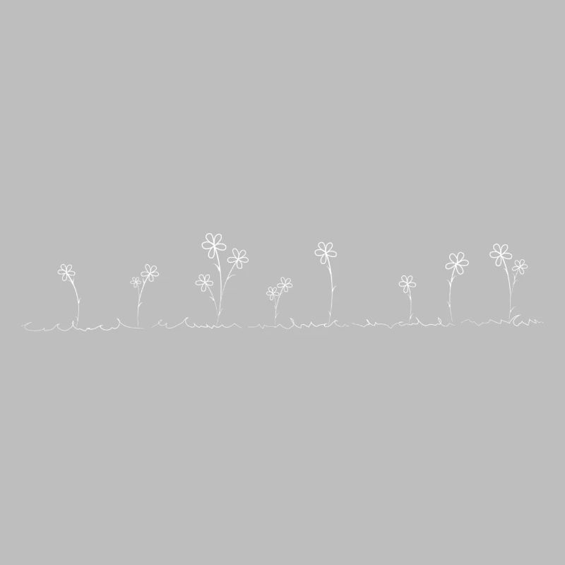 flower meadow white