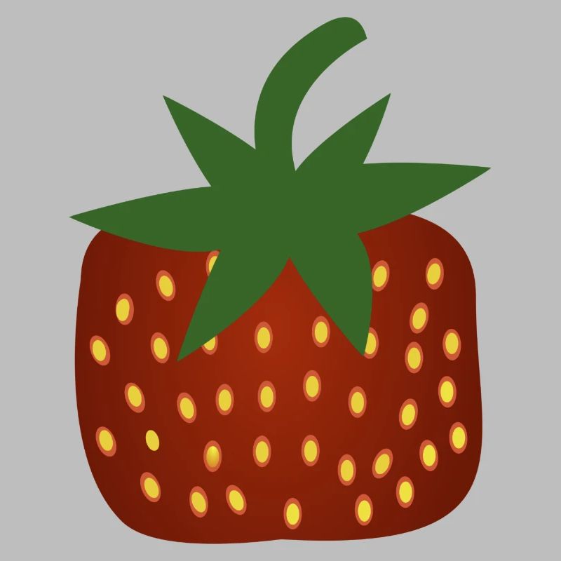 Funny angular strawberry gift idea