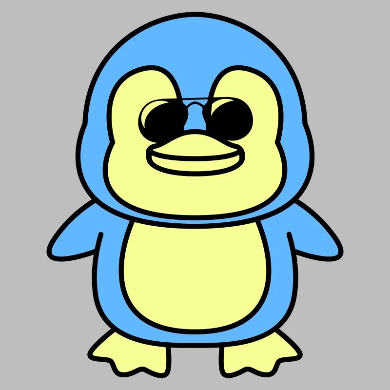 pinguin comic cool