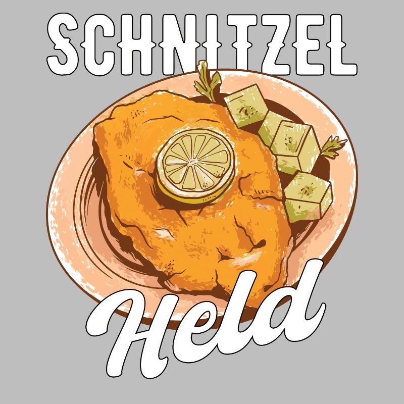 Schnitzel Held Fleisch Geschenk