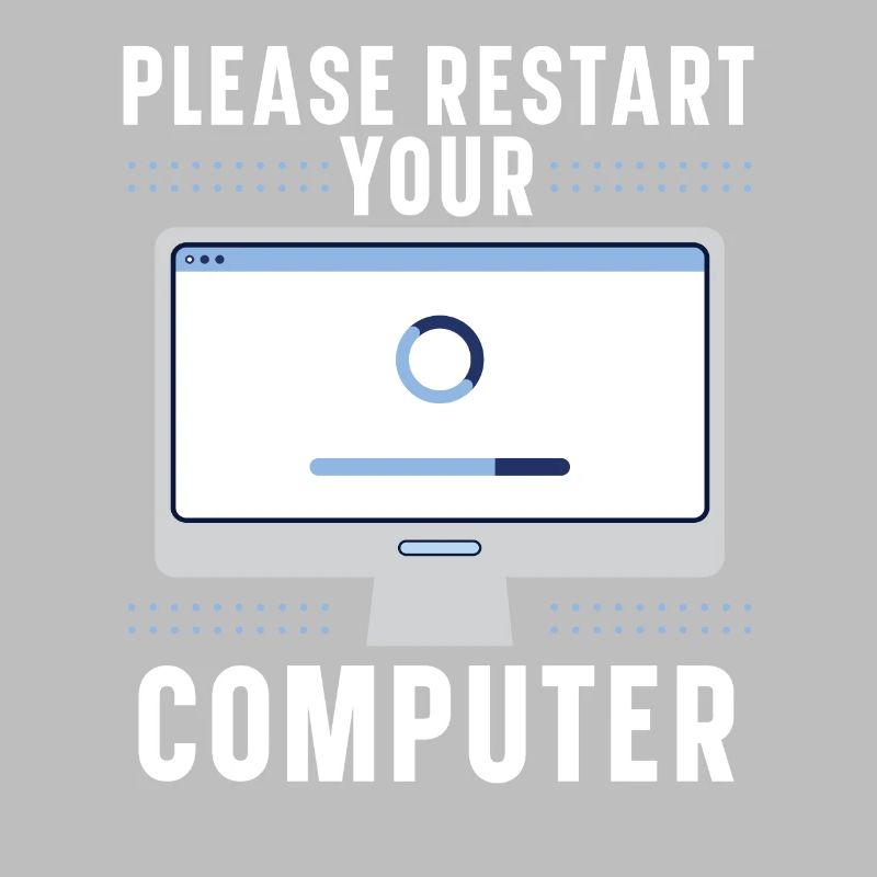 Please Restart Your Computer Coding Tech Support