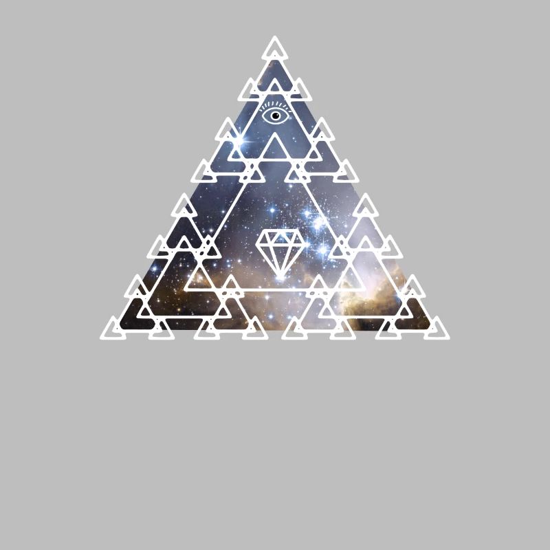 Illuminati Pyramide oeil univers Alien Nerd pc