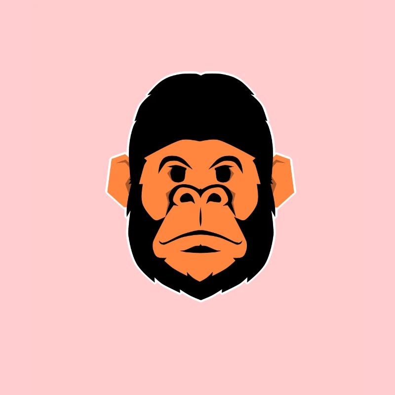 Affe - Gorilla - Gesicht - Tier - Geschenk
