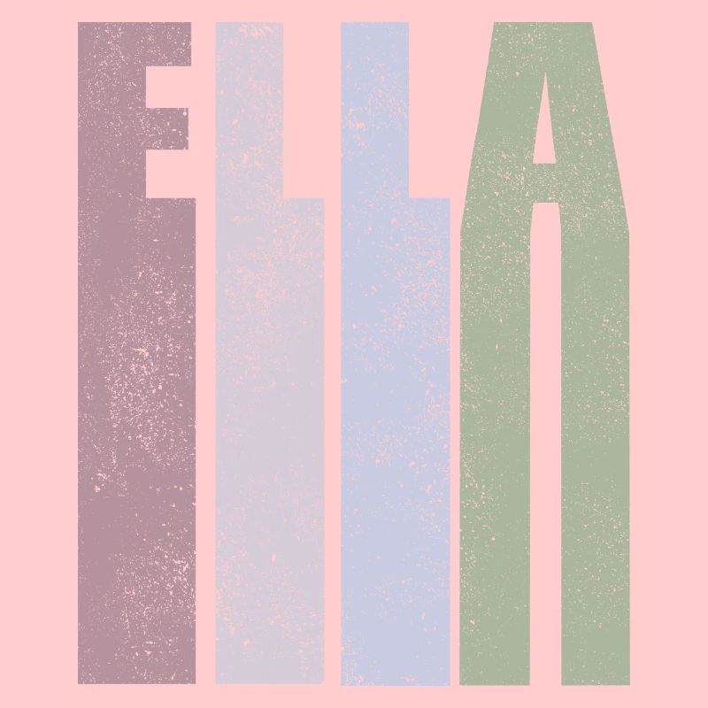 Ella name first name retro style