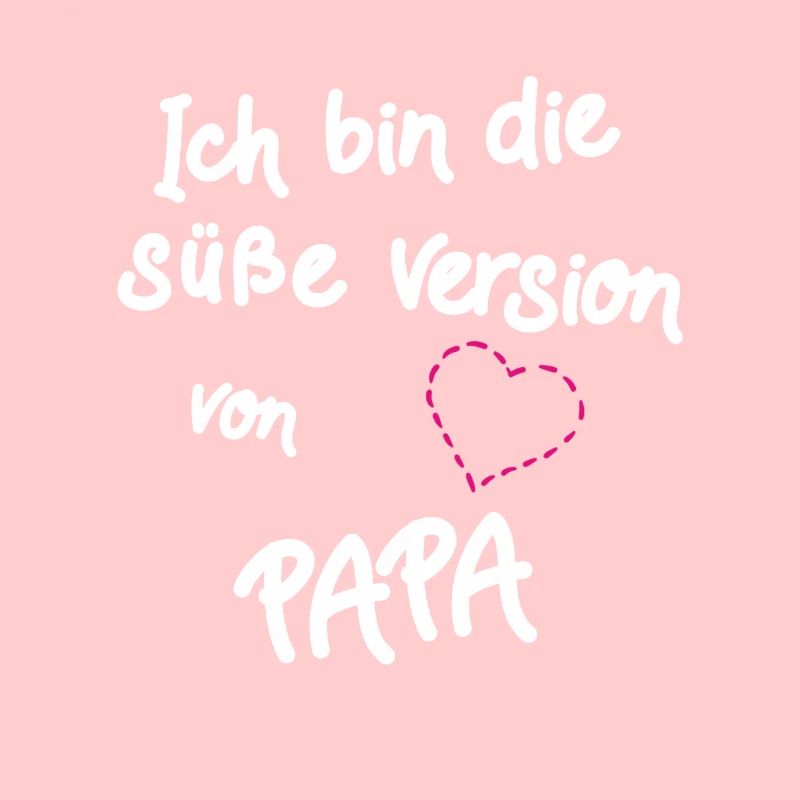 Süße Version Papa Strampler Mädchen Geschenk Idee