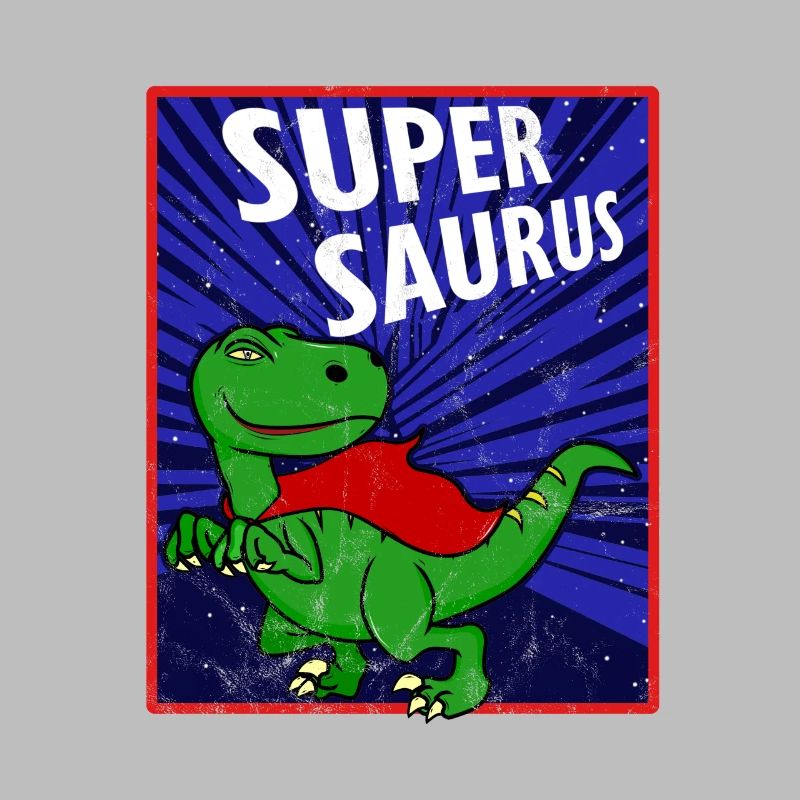 Superheld T-Rex Dinosaurier Tier Geschenkidee