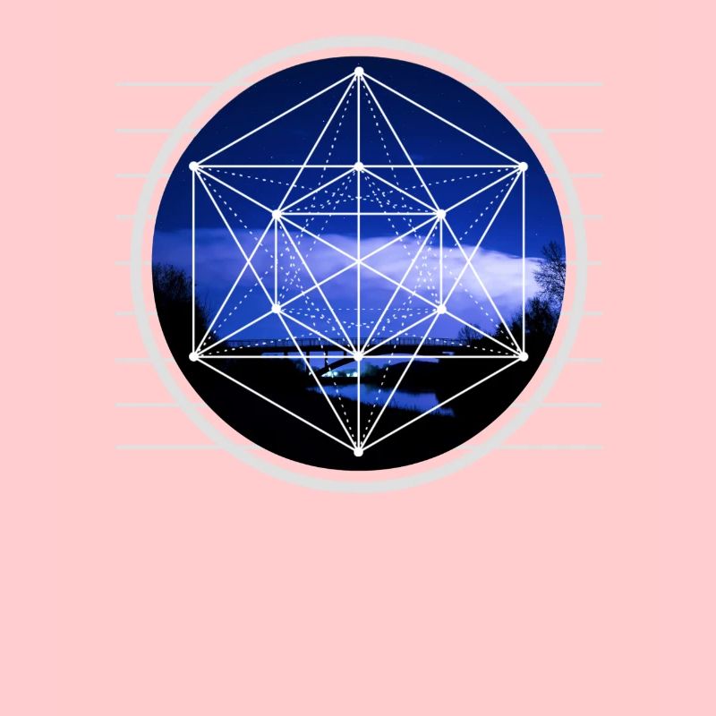 Conception graphique Metatron Hexagon Cube