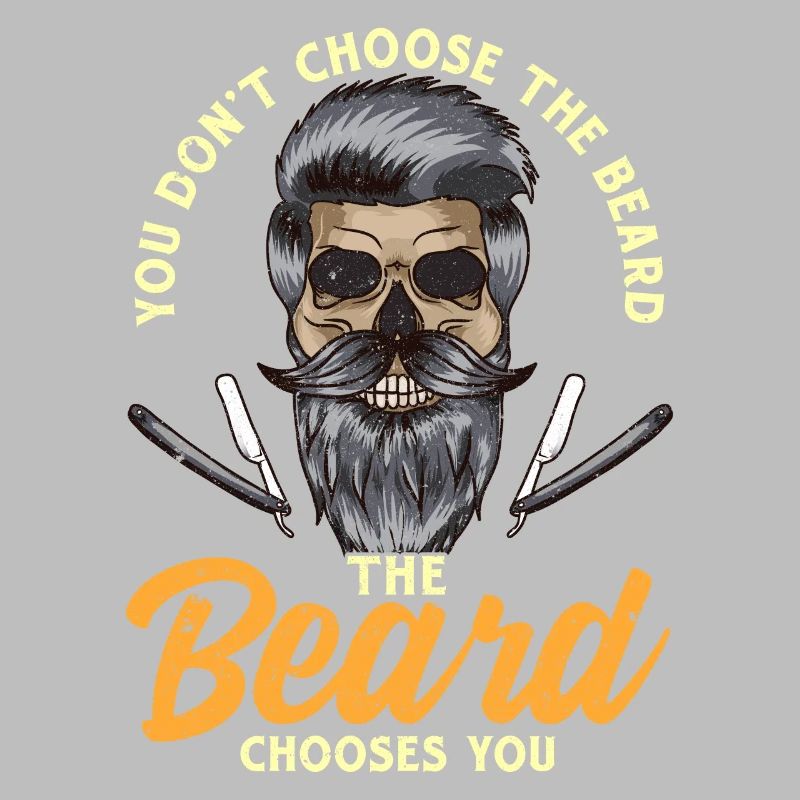 Skull beard beards beard barber beard bearer