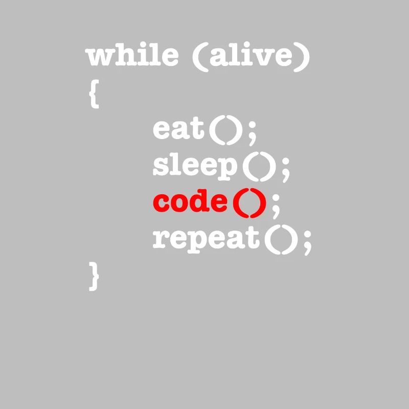 Répétition du code de sommeil While Alive Eat - Informaticien