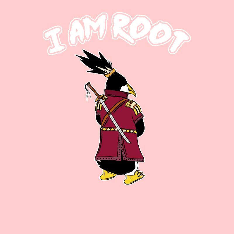 Linux Pinguin I Am Root Geeks Nerd Computer Ninja