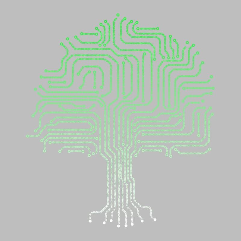 Binary tree computer nerd geek computer scientist