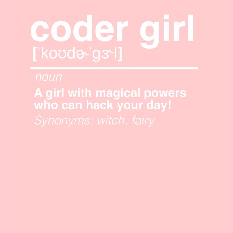 Coder Girl Software Developer Engineer Gift