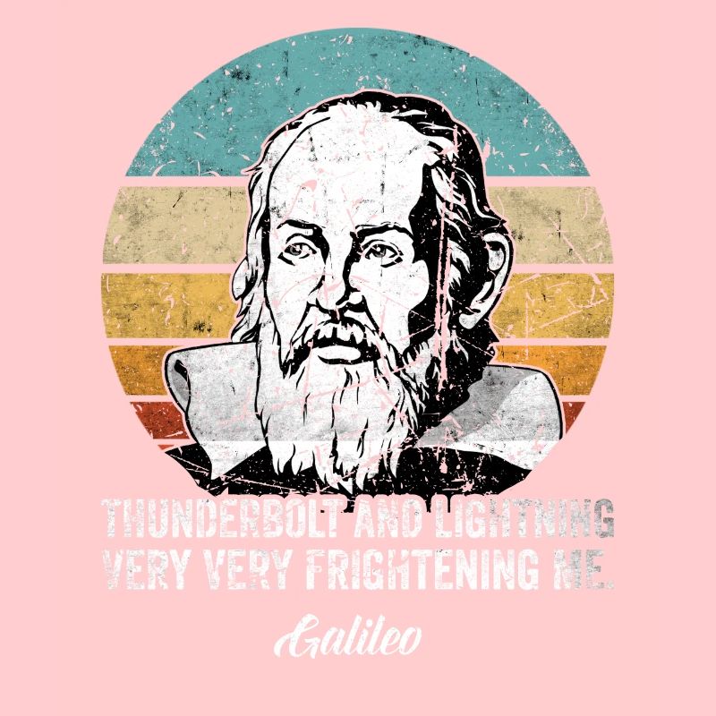 Thunderbolt lightning Galileo Philosopher Physics