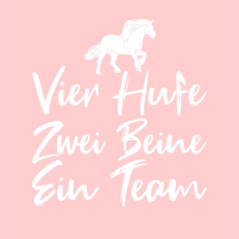 Vier Hufe Zwei Beine Ein Team