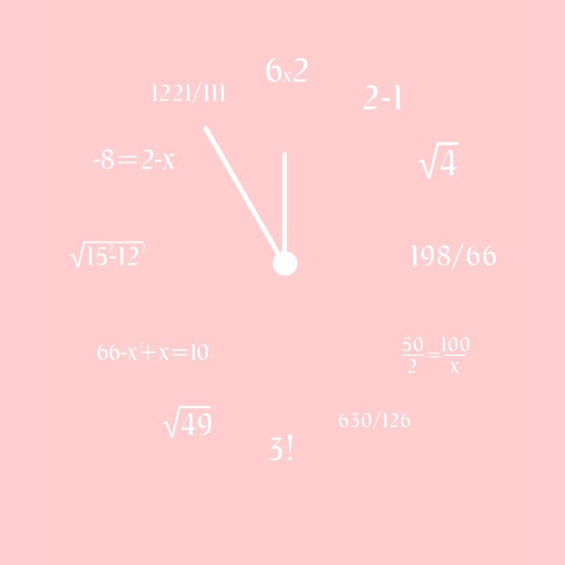 Math Clock Funny Mathematics Mathematician Meme