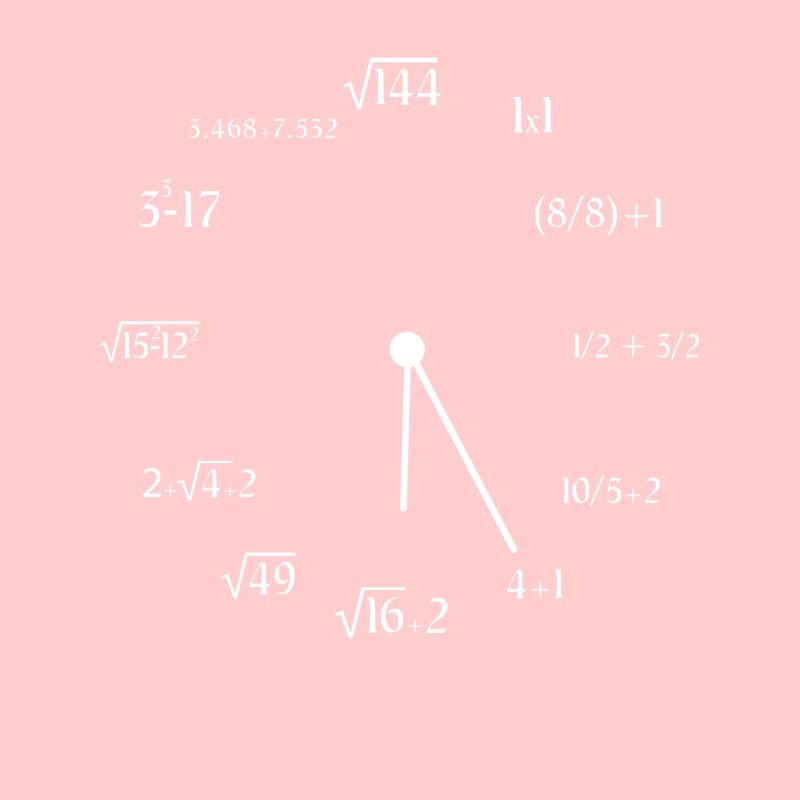 Math Clock Meme Drôle Mathématiques Mathématicien