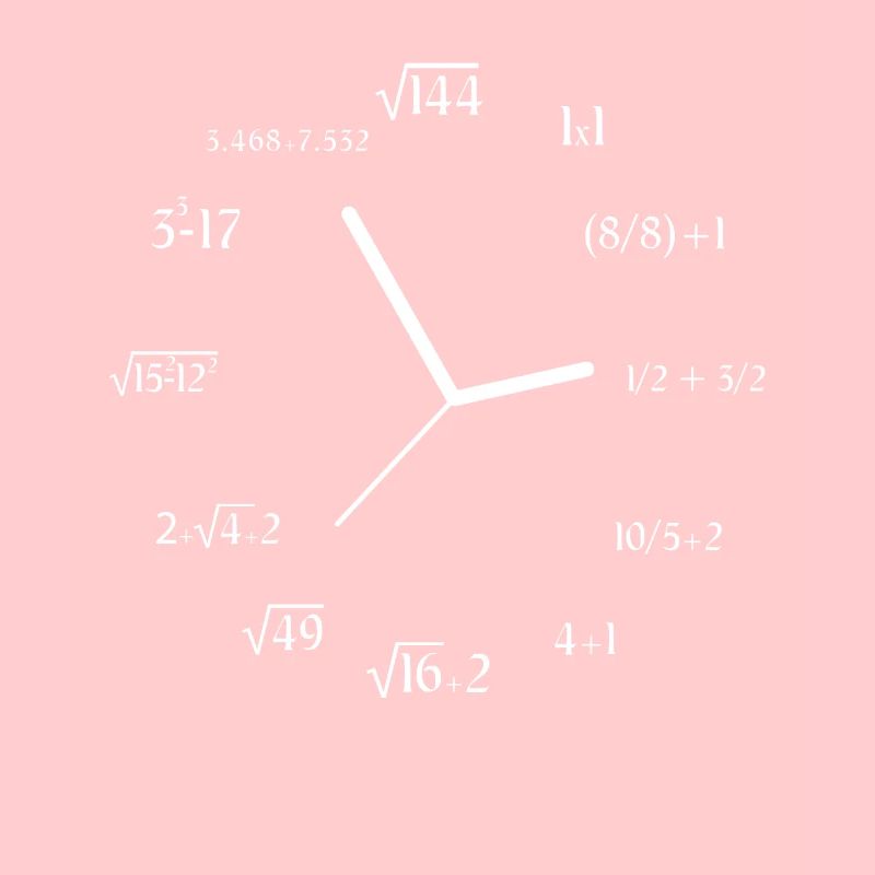 Funny Math Meme Math Equation Joke Math Clock