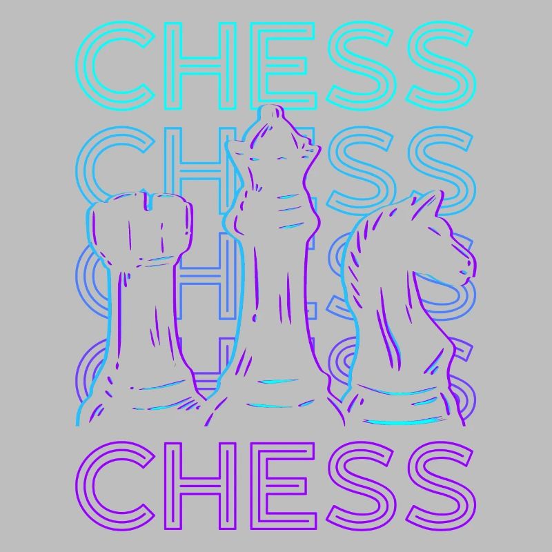 Chess Player Chess Master Retro Gift