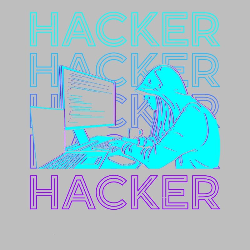 Hacker Hacking Hack Codage Programmation Rétro