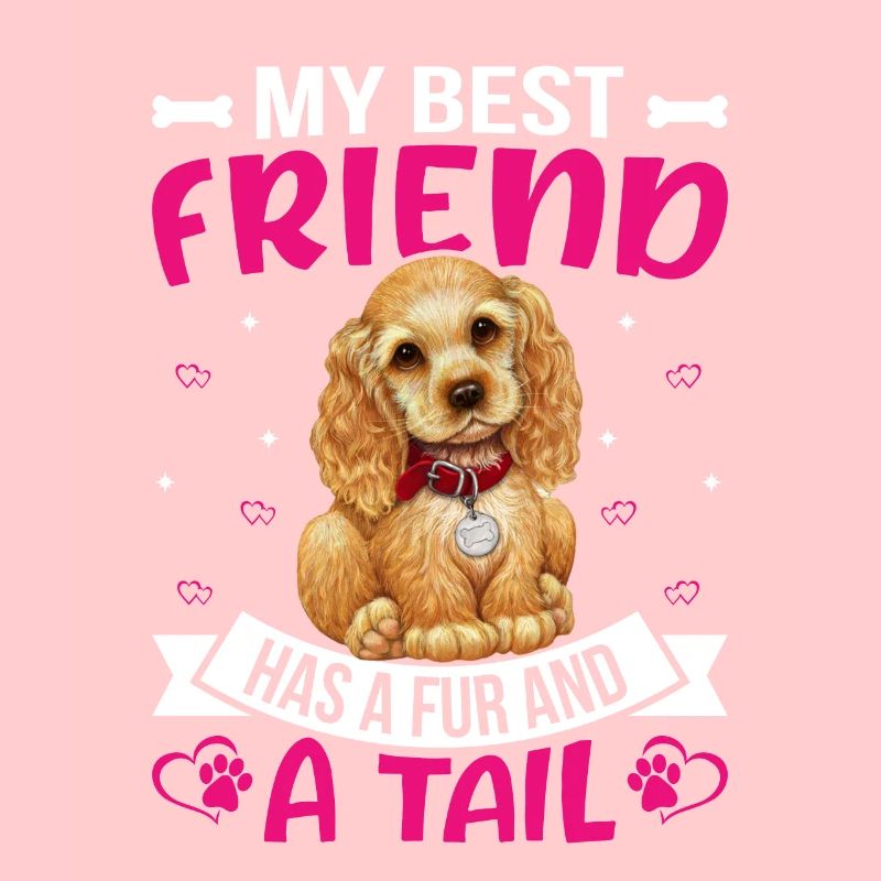 Cocker Spaniel Meilleur ami a de la fourrure et de la queue